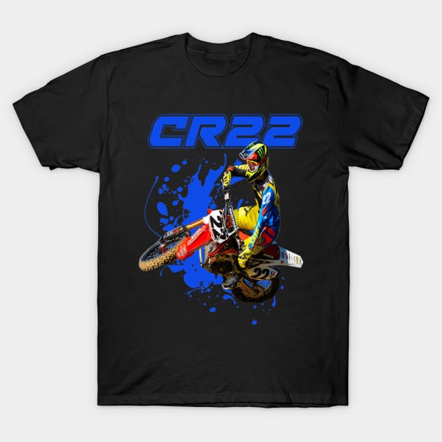 Chad Reed CR22 Supercross T-Shirt by lavonneroberson